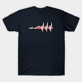 Heart Beat Dog Lovers T-Shirt